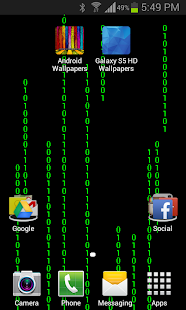 How to install Matrix Live Wallpaper 1.0 unlimited apk for bluestacks