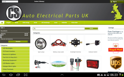 【免費商業App】CS Auto Electrical Parts UK-APP點子