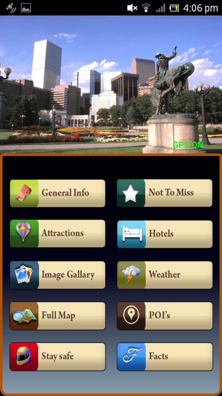 Android application Denver Offline Travel Guide screenshort