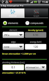 X-Ray Attenuation Calculator