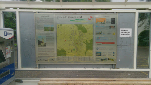Information Bord Sarmensdorf