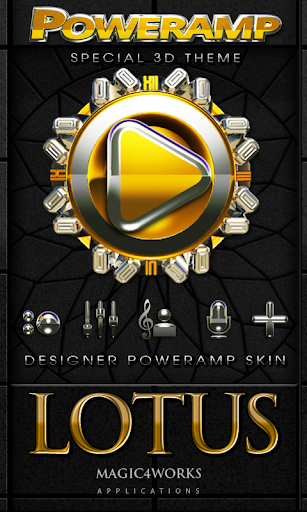 Poweramp skin Lotus