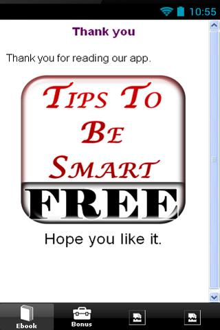 【免費書籍App】Tips To Be Smart-APP點子