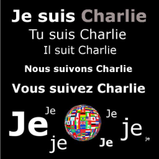 je suis charlie -charlie hebdo LOGO-APP點子