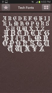 Free Download Tech Fonts for Samsung S3 APK
