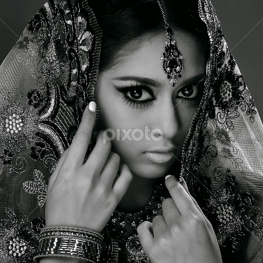 Secret of Her Eyes by Amin Basyir Supatra - People Portraits of Women