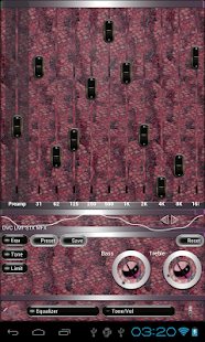 poweramp skin red snake Screenshots 8