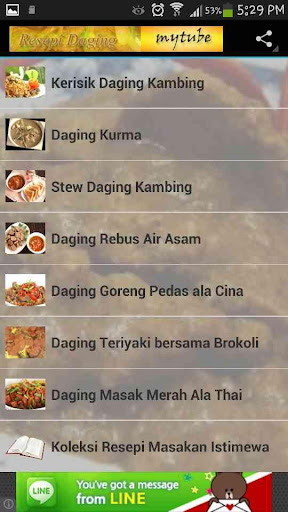 Resepi Daging