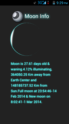 Moon Info