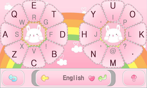 Rainbow Rabbit Keyboard