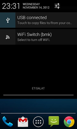 WiFi Status Bar Switch