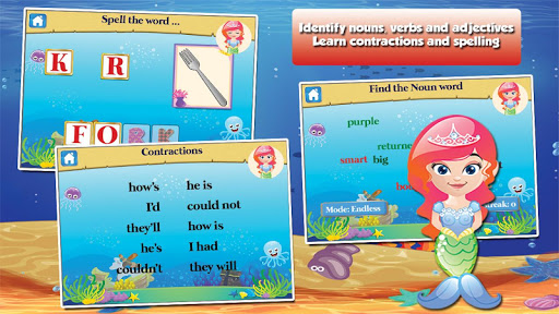 免費下載教育APP|Mermaid Princess Grade 1 Games app開箱文|APP開箱王