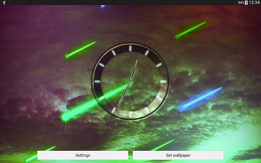 免費下載個人化APP|Meteor Clock Live Wallpaper app開箱文|APP開箱王
