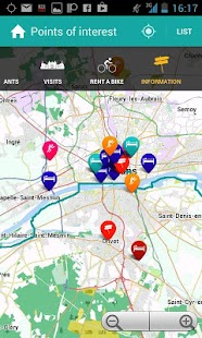 The official Loire à Vélo app. Screenshots 1