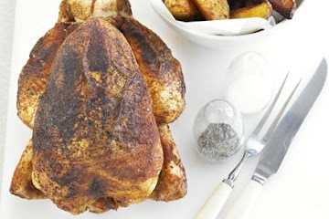 BBQ roast chicken & chunky chips