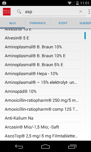 ROTE LISTE® Medikamente