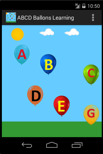 ABC Balloon Learning Game Song