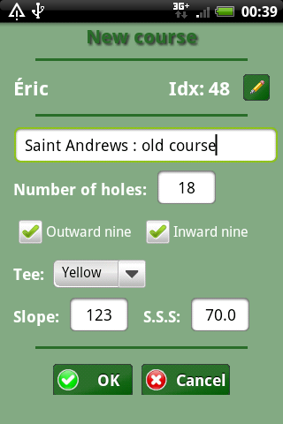 Golf ScoreCard Pro