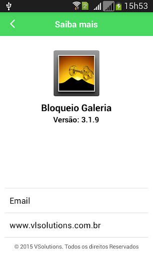 Galeria Bloqueio Gallery Lock