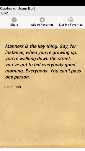 Quotes of Usain Bolt
