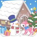 snow dream?cute christmas logo