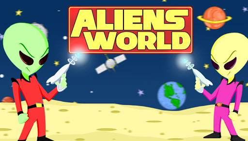 【免費街機App】Aliens World-APP點子