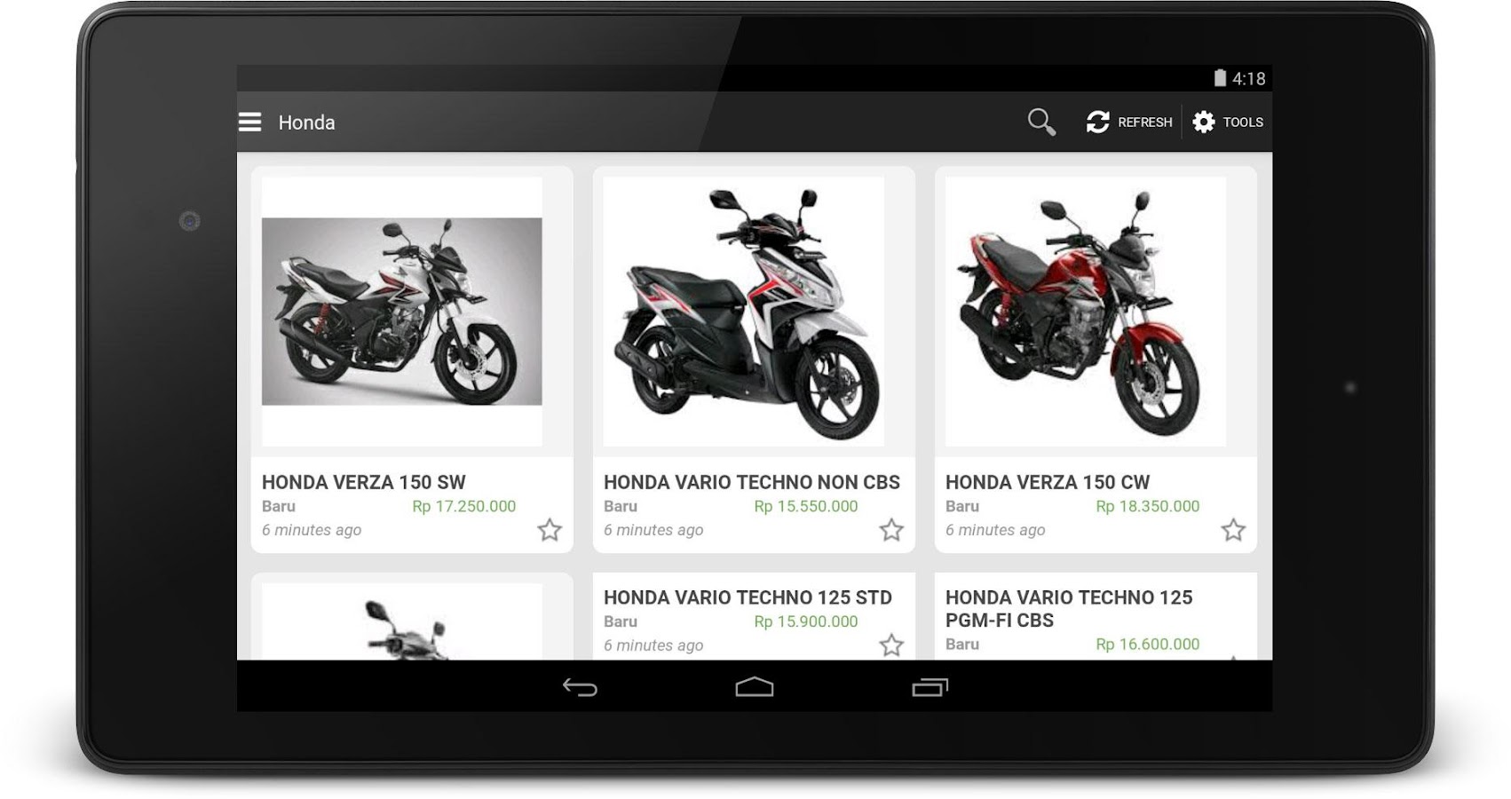 Harga Motor Google Play Android