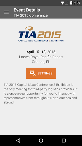 TIA 2015 Conference