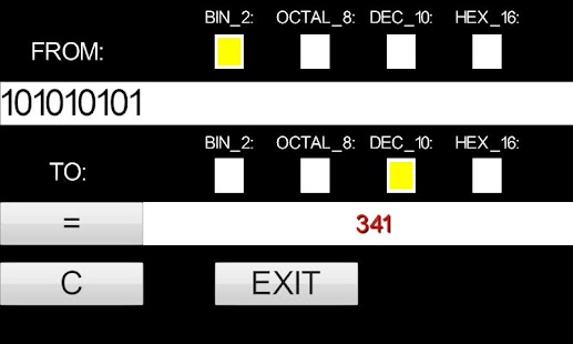 Bin Octal Dec Hex Converter Screenshots 4