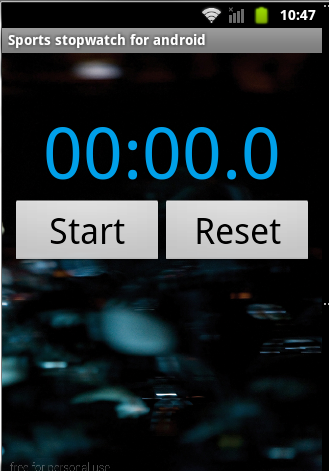 【免費運動App】Sports stopwatch for android-APP點子