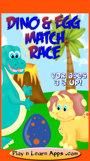 Dinosaur Toddlers Match Race