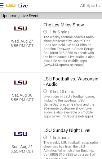 【免費運動App】LSU Sports Plus-APP點子