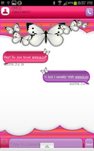 Free GO SMS THEME|PastelStripesSky APK