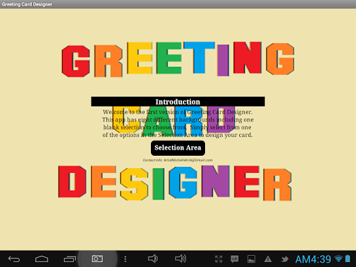 Greeting Card Designer