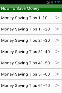 Lastest How To Save Money APK