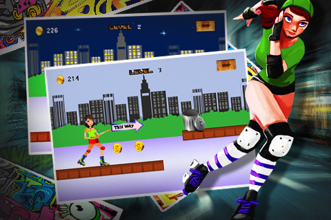 【免費冒險App】Skater Girl: Street Surfer-APP點子