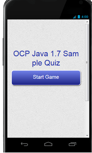 Java 1.7 Sample Quiz
