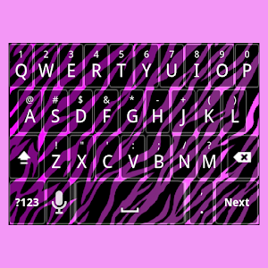 Pink Zebra Keyboard Skin