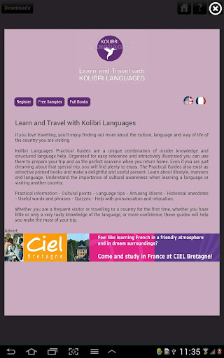 Travel with Kolibri Languages