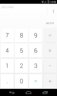 Calculator Holo Light Theme - screenshot thumbnail