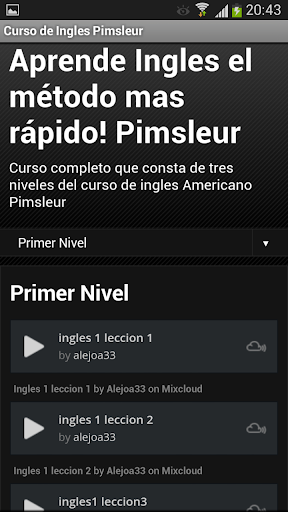 【免費教育App】Curso de ingles Pimsleur-APP點子