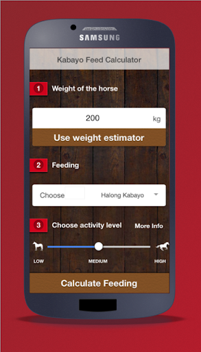 Kabayo Horse Feed Calculator