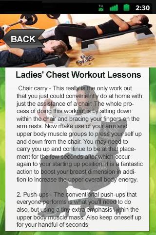 免費下載健康APP|Ladies' Chest Workout Lessons app開箱文|APP開箱王