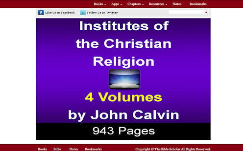 Institutes Christian Religion Screenshots 4