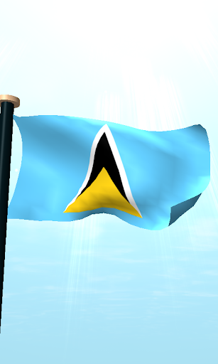 免費下載個人化APP|Saint Lucia Flag 3D Free app開箱文|APP開箱王