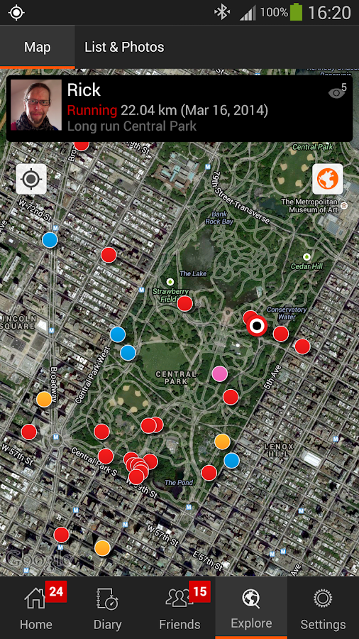 Sports Tracker - screenshot