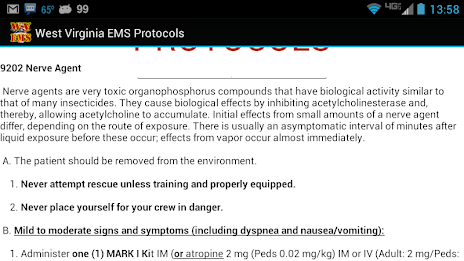 DEMO - WV EMS Protocols poster 11