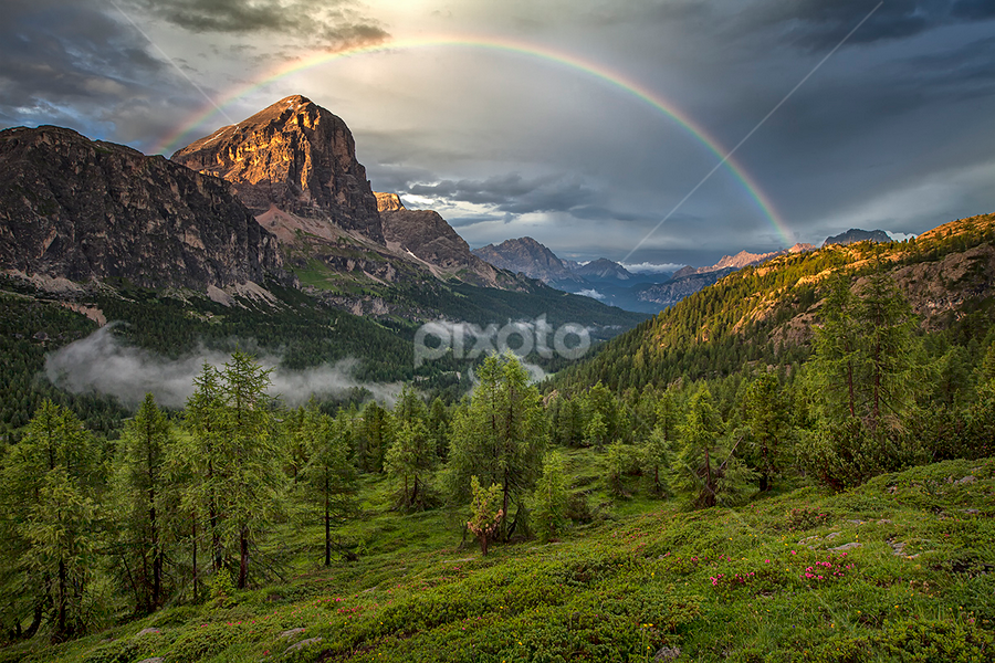 Over the rainbow by Luca Mondini - Landscapes Mountains & Hills