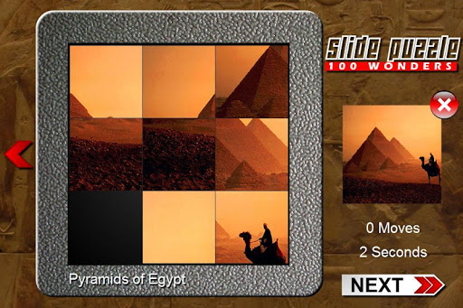 Slide Puzzle 100 World Wonders