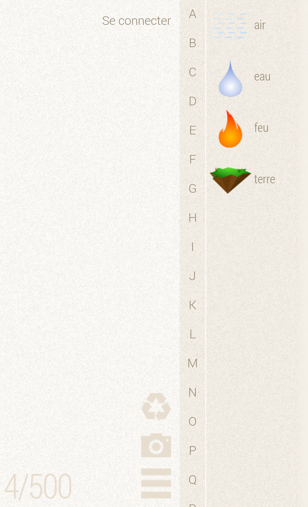 Android application Little Alchemy screenshort